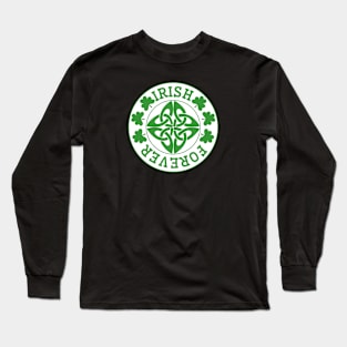 St Patricks Day Irish Design Long Sleeve T-Shirt